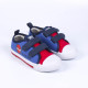 ZAPATILLA LONETA SUELA PVC CON LUCES ALGODÓN SPIDERMAN