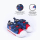 ZAPATILLA LONETA SUELA PVC CON LUCES ALGODÓN SPIDERMAN