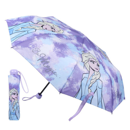 PARAGUAS MANUAL PLEGABLE ESCOLAR FROZEN II