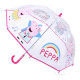 PARAGUAS MANUAL POE BURBUJA PEPPA PIG
