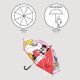 PARAGUAS MANUAL POE MICKEY