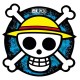 De souris tapis de souris One Piece Skull