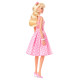 Muñeca Barbie vestido Gingham rosa Barbie la película