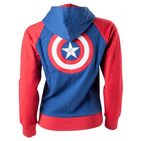 Sudadera chica Capitán América