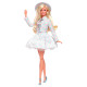 Muñeca Barbie con conjunto pastel y sombrero de película 2023