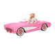 Voiture décapotable Corvette rose Barbie le film