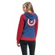 Sudadera chica Capitán América