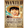Poster One Piece Netflix Wanted Luffy
