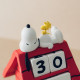 CALENDARIO PERPETUO 3D SNOOPY DOGHOUSE