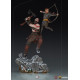 FIGURA ART SCALE GOD OF WAR KRATOS Y ATREUS