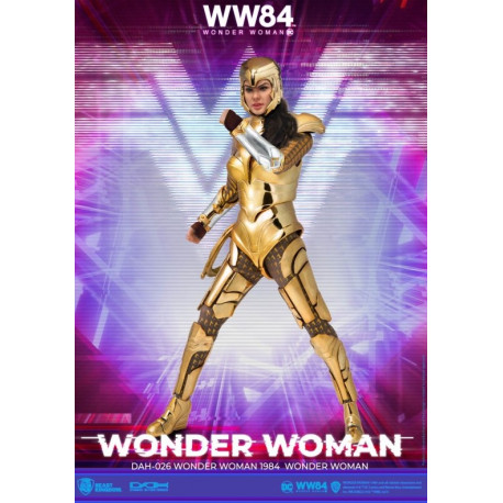 FIGURA DC COMICS WONDER WOMAN 1984 ARMADURA DORADA