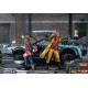 Figurine diorama Delorean Retour vers le futur II