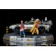 Figurine diorama Delorean Retour vers le futur II