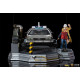 Figurine diorama Delorean Retour vers le futur II