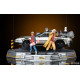 Figurine diorama Delorean Retour vers le futur II