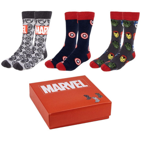 Lot de 3 paires de chaussettes Marvel