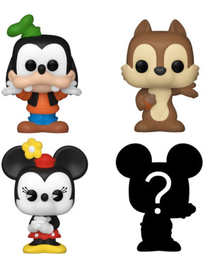 Disney Pack de 4 Figuras Bitty POP! Vinyl Goofy 2,5 cm