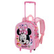 Mochila Infantil Minnie Mouse Rosa