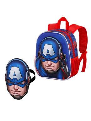 Sac à dos de puériculture Captain America Mask