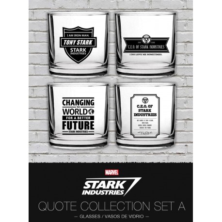 Set glasses Marvel Stark - To