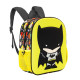 Sac à dos de puériculture Batman jaune