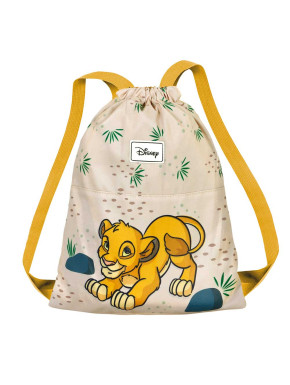 Mochila de cuerdas El Rey León Amarillo