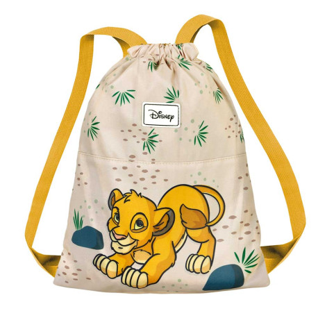 Mochila de cuerdas El Rey León Amarillo