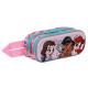 Estuche Princesas Disney Rosa