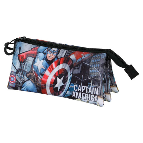 Portatodo Capitán América Multicolor