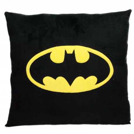 Square cushion Batman logo