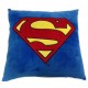 Square cushion Superman logo