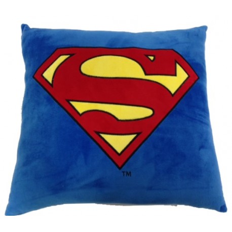 Coussin carré logo de Superman