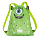 Mochila de cuerdas Monstruos S.A. Verde