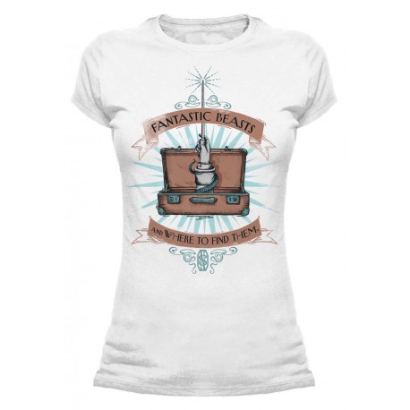 T-shirt ragazza di Harry Potter valigia magica