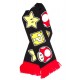 cachecol preto Super Mario