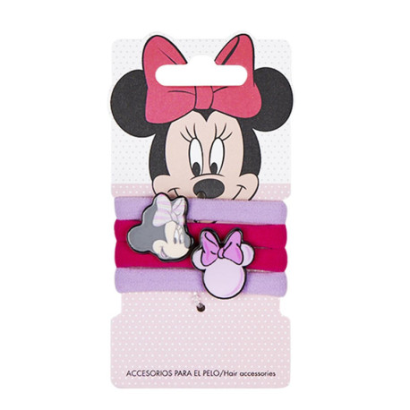 ACCESORIOS PELO COLETERO 4 PIEZAS MINNIE