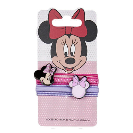 ACCESORIOS PELO ELÁSTICOS 8 PIEZAS MINNIE