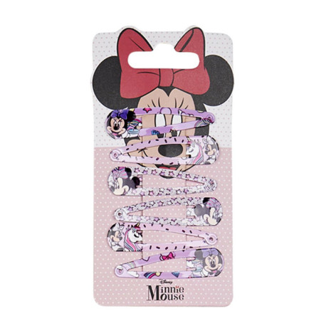 ACCESORIOS PELO CLIPS 6 PIEZAS MINNIE