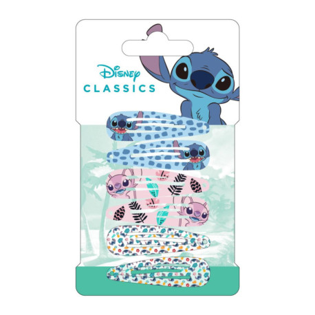 ACCESORIOS PELO CLIPS 6 PIEZAS DISNEY