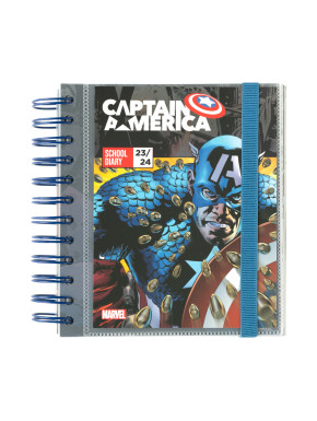 Agenda Escolar 2023/2024 M Marvel Capitan America