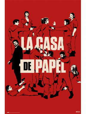 Poster La Casa De Papel All Characters