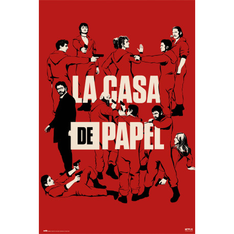 Poster La Casa De Papel All Characters