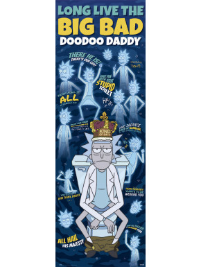 Poster Puerta Rick And Morty Doodoo Daddy