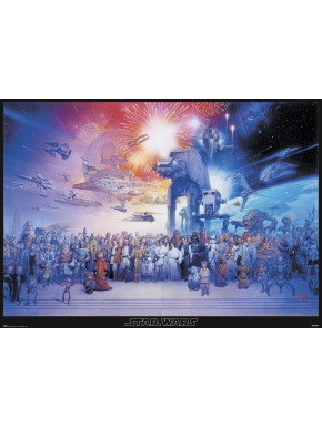 Poster Gigante Star Wars Legacy Characters