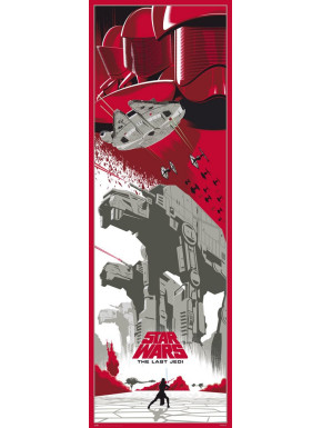 Poster Puerta Star Wars Episodio Viii