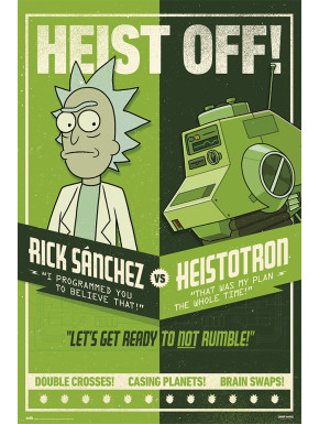 Poster Rick Y Morty 4 Heist Off