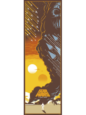 Poster Puerta Star Wars Episodio Iv