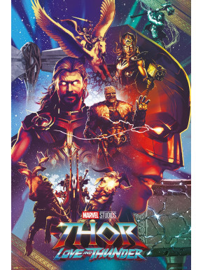 Poster Marvel Thor Love And Thunder