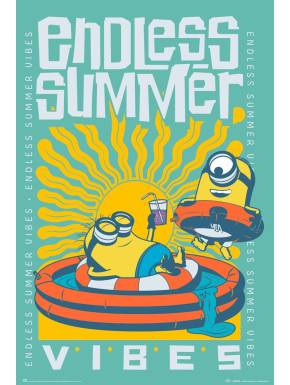 Poster Minions Endless Summer Vibes