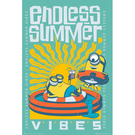 Poster Minions Endless Summer Vibes